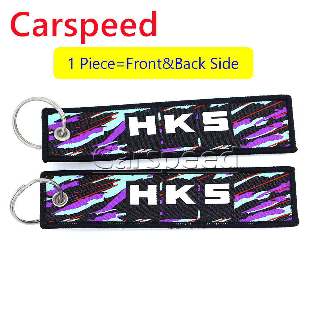 1PCS JDM Racing Style HKS Power Removable Lanyard Car 1PCS JDM Racing Style HKS Power Removable Lanyard Car