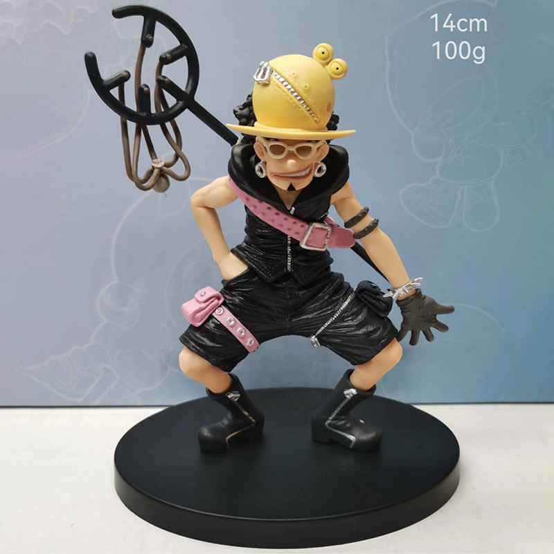 Uma peça anime figura poneglifos estrada figura de ação 140mm anime uma  peça poneglifos estatueta modelo brinquedos para crianças