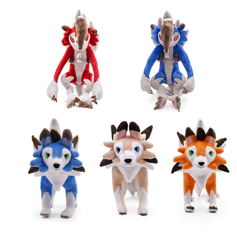 Lycanroc stuffed sale animal