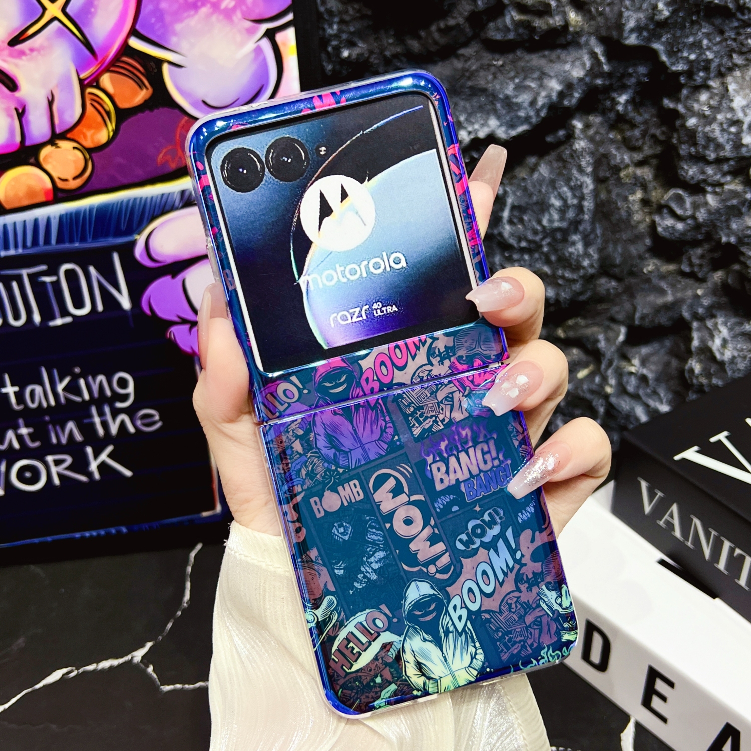 Coque Rigide Transparente Antichoc Pour Motorola Razr 40/50 Ultra - Protection Slim Et Ultra Claire