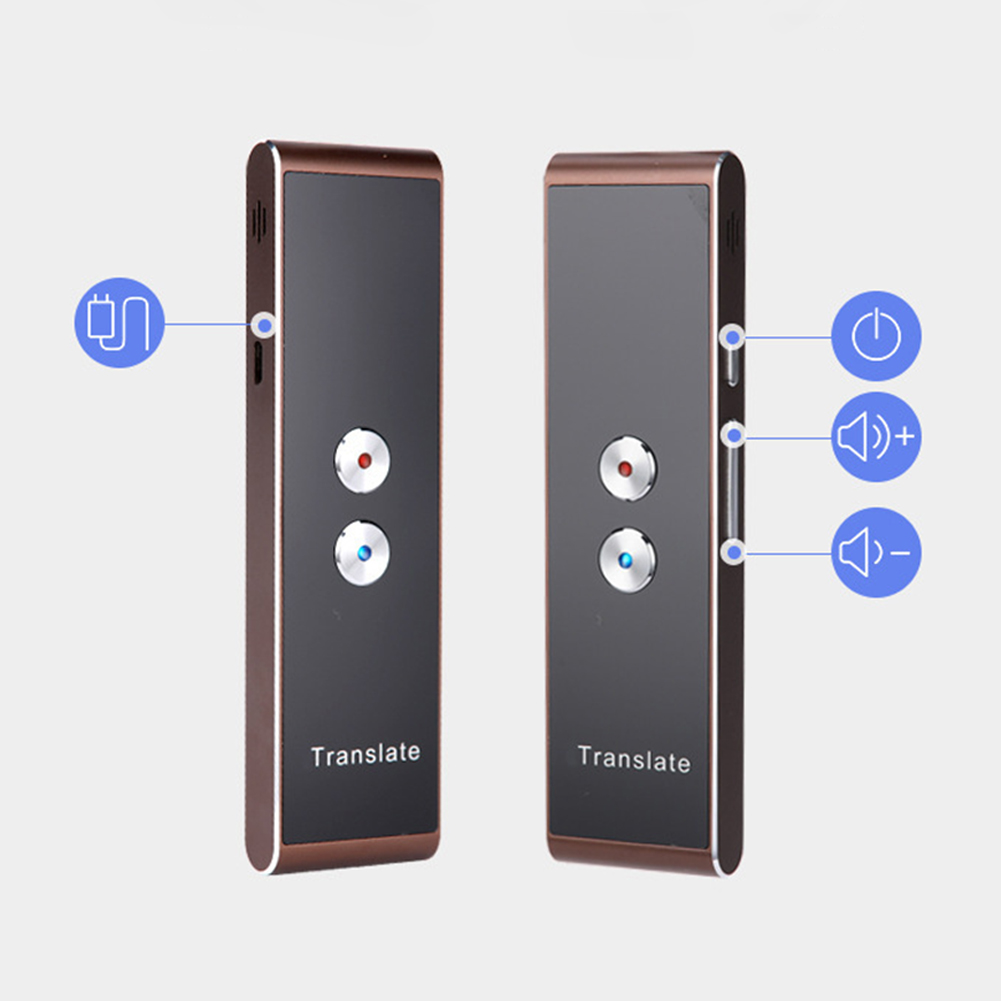 Tradutor de voz inteligente portátil, em tempo real, multilíngue, Speech  Interactive, Tradutor offline, Viagens de negócios, P40, 135 Idiomas