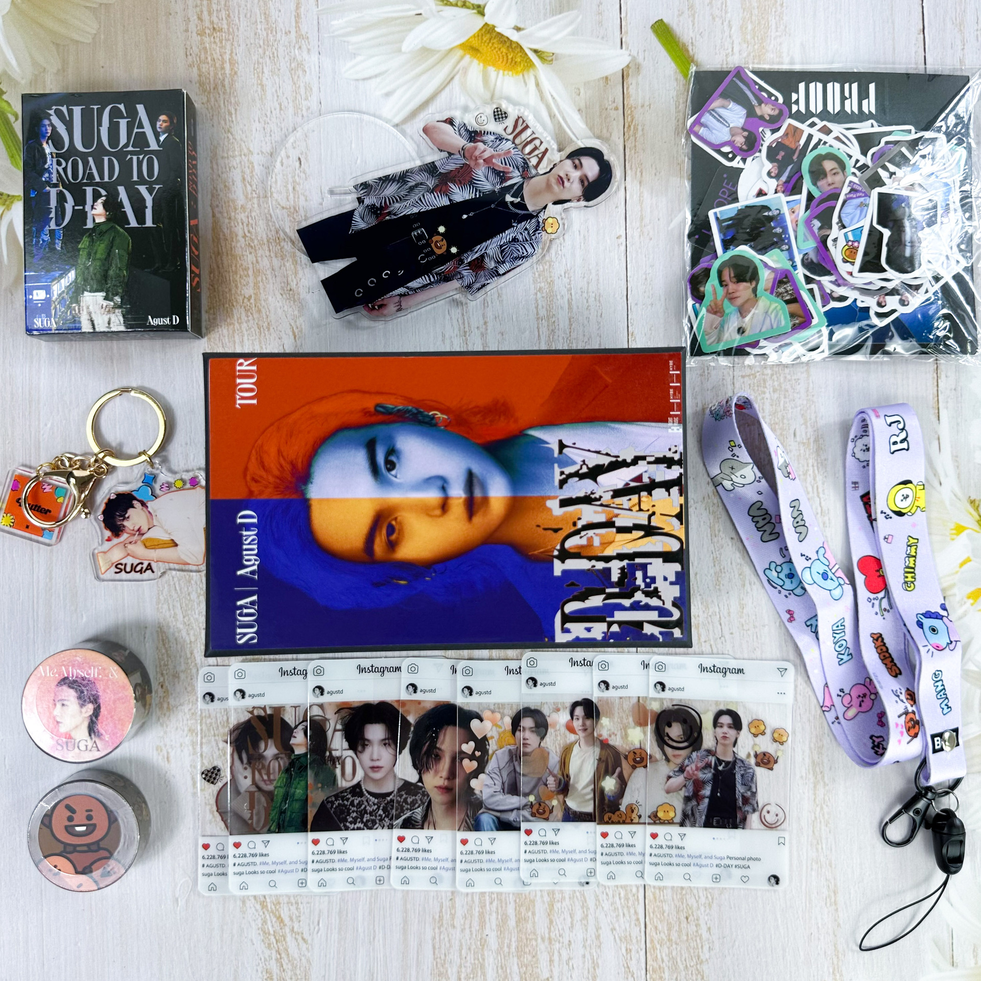 Agust D SUGA BTS グッズまとめ売り Kpop BTS > suga Solo Album Agust D Merchandise Gift Box Set