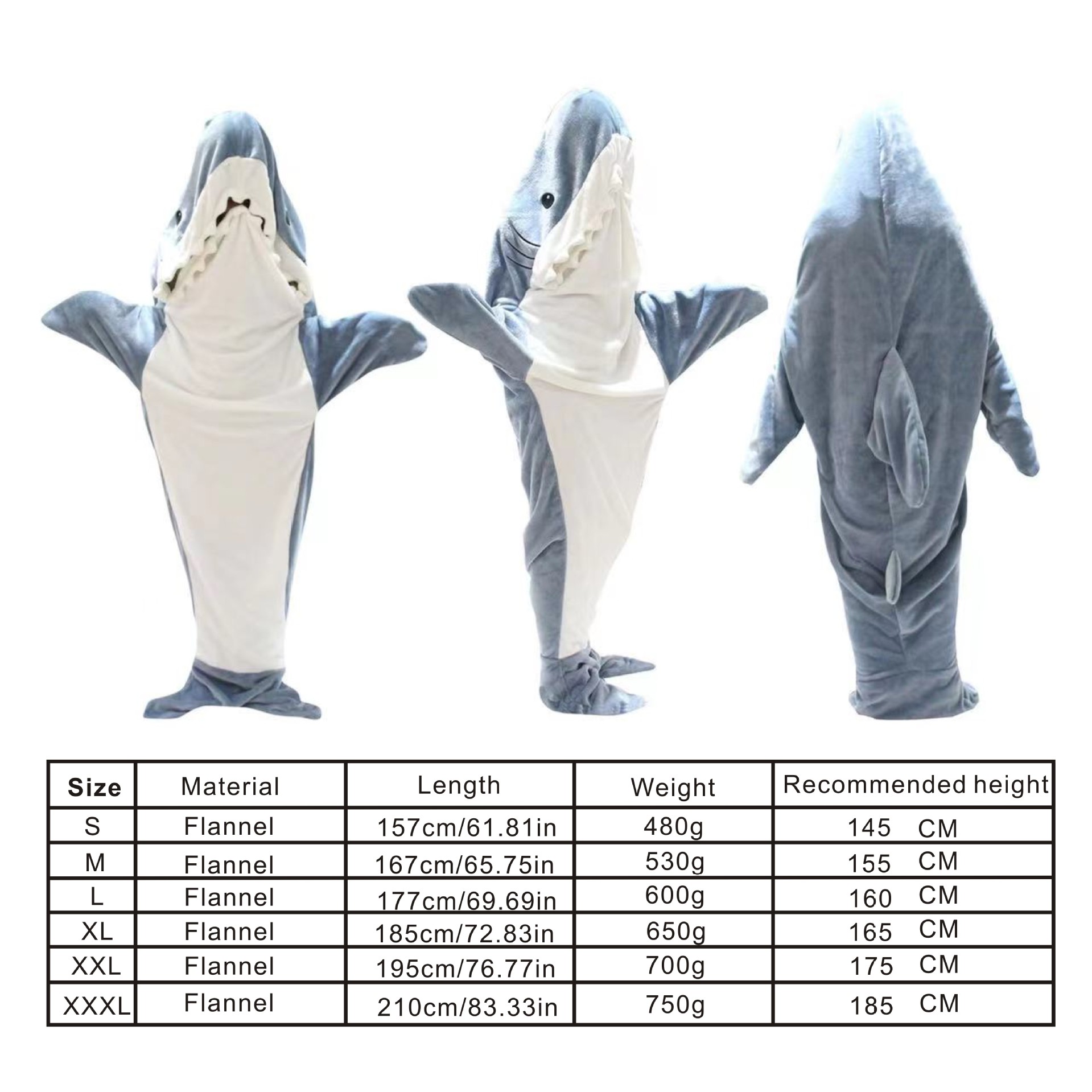 Pijama de tubarao Cobertor tubarao cobertor de tubarao para adulto Pijama tubarao natal fantasia adulto Cobertor De Tubarao Capuz Saco De Dormir Cosplay Traje De Natal Presentes Para Cobertor De Tubar...
