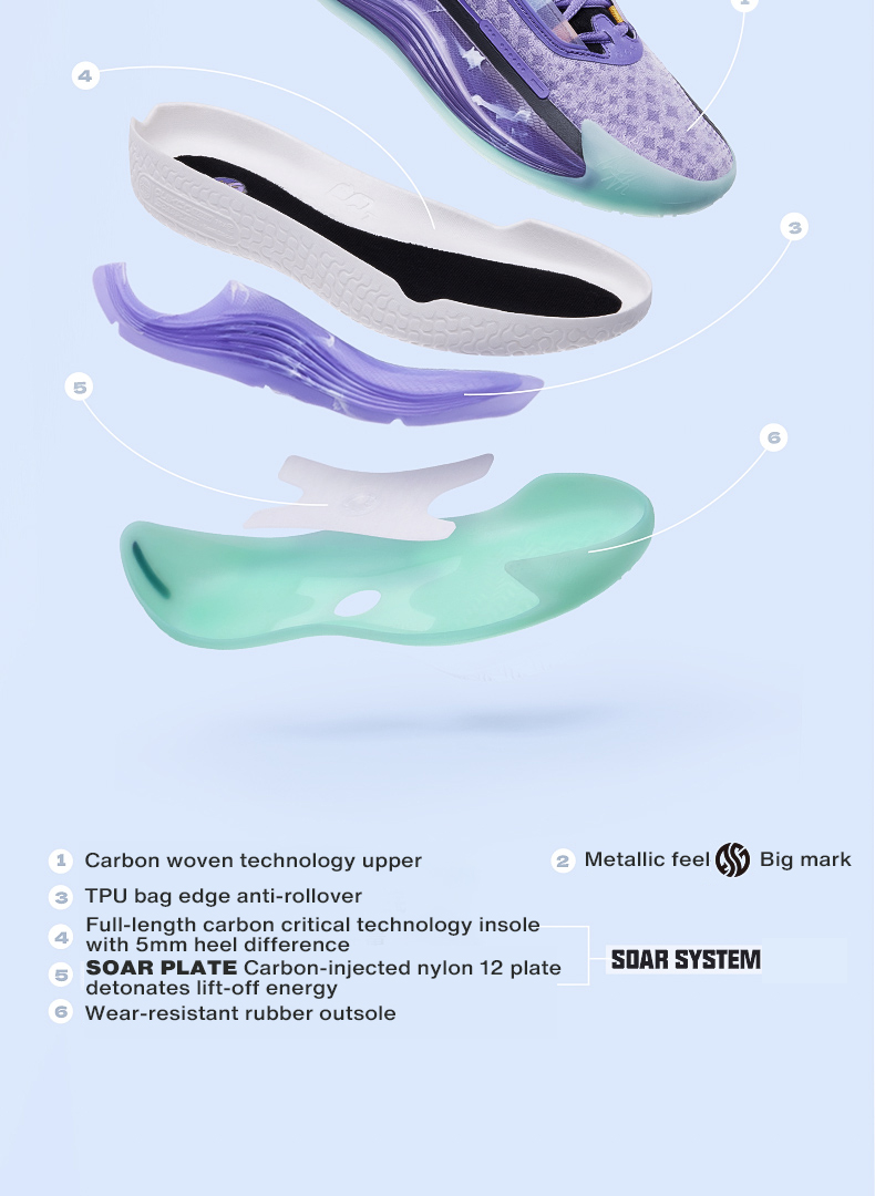 361 Graus Ag4 Soar Men Sapatos De Basquetebol Ag4 Resistentes Ao