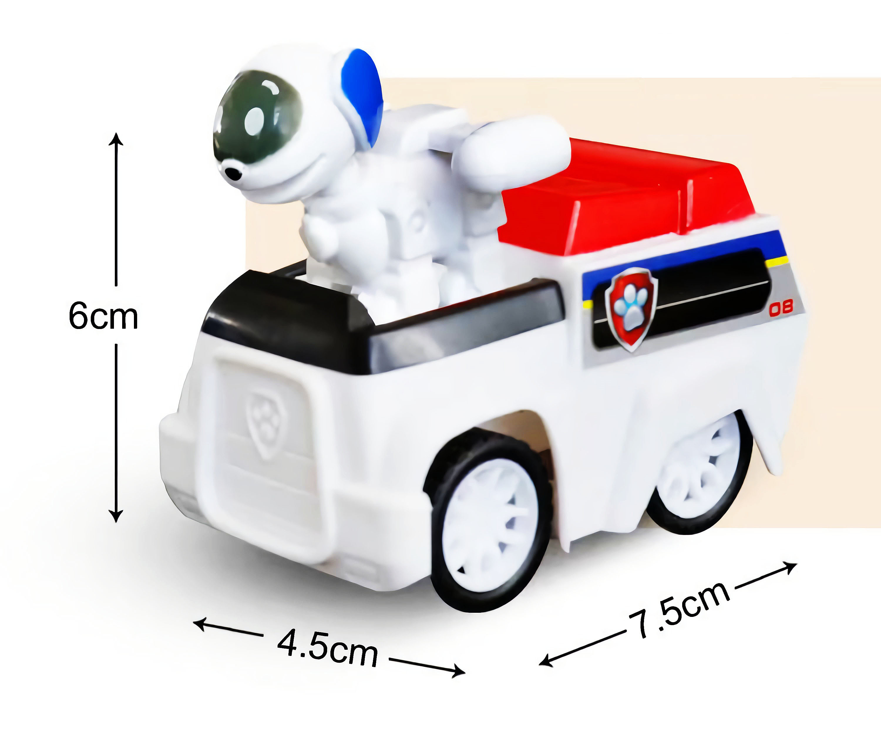 Brinquedos Educativos Para Carros PAW Patrol Pull back car Tracker Apollo  Ryder Modelo Criança