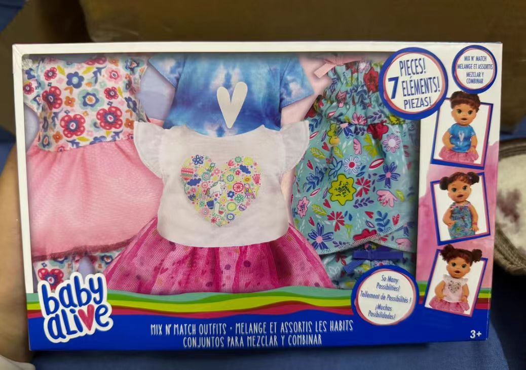 Baby alive mix and match best sale outfit set