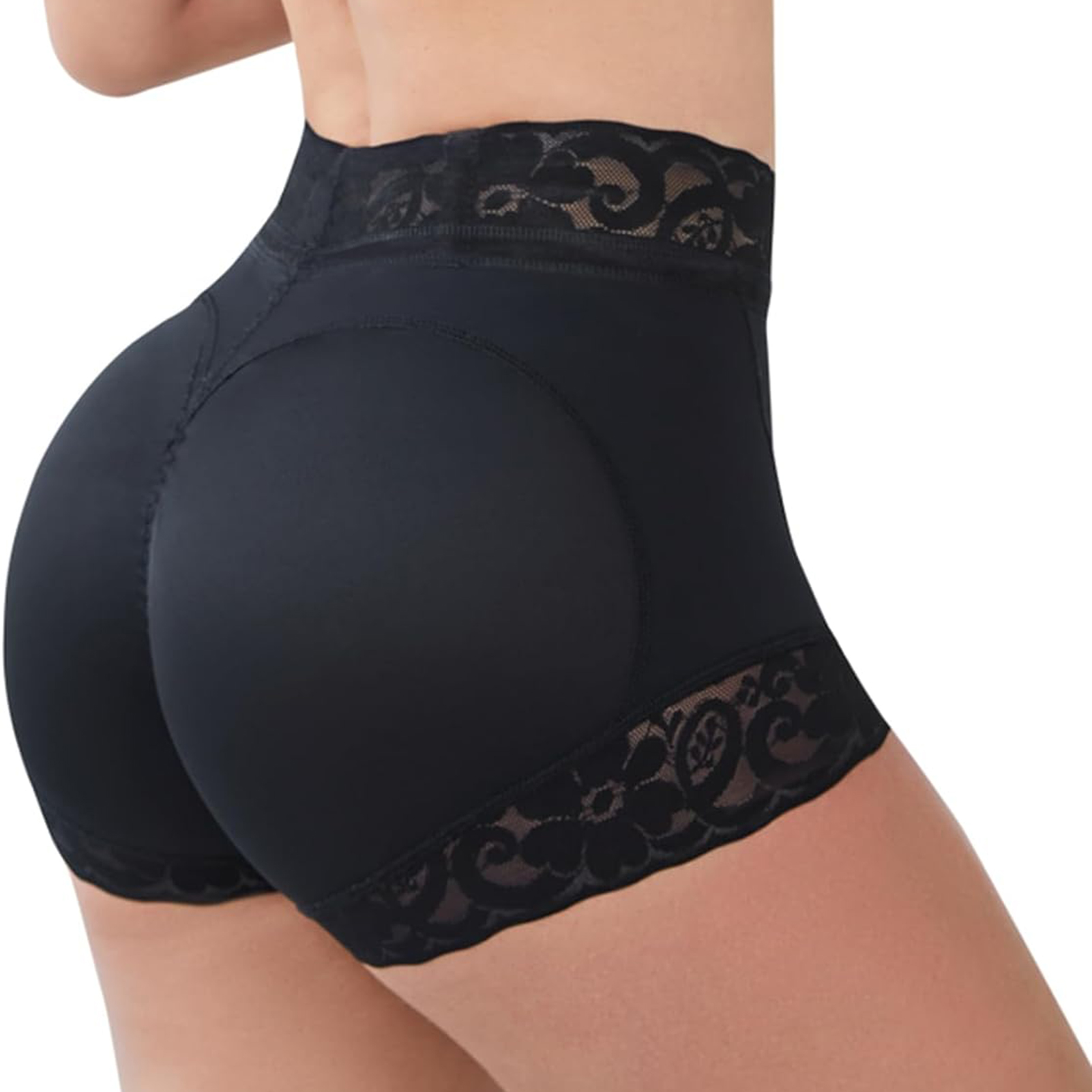 Big Calção Almofadado E Calcinha De Elevação Das Nádegas Do Quadril Bunda  Falsa Para Mulheres Mais Lifter De Bumbum Modelador Com Roupa Íntima ...