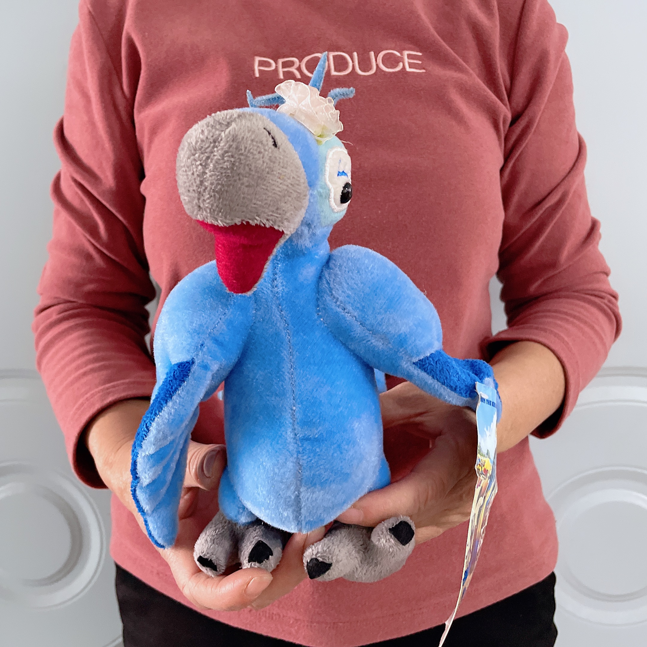 Plush blue best sale