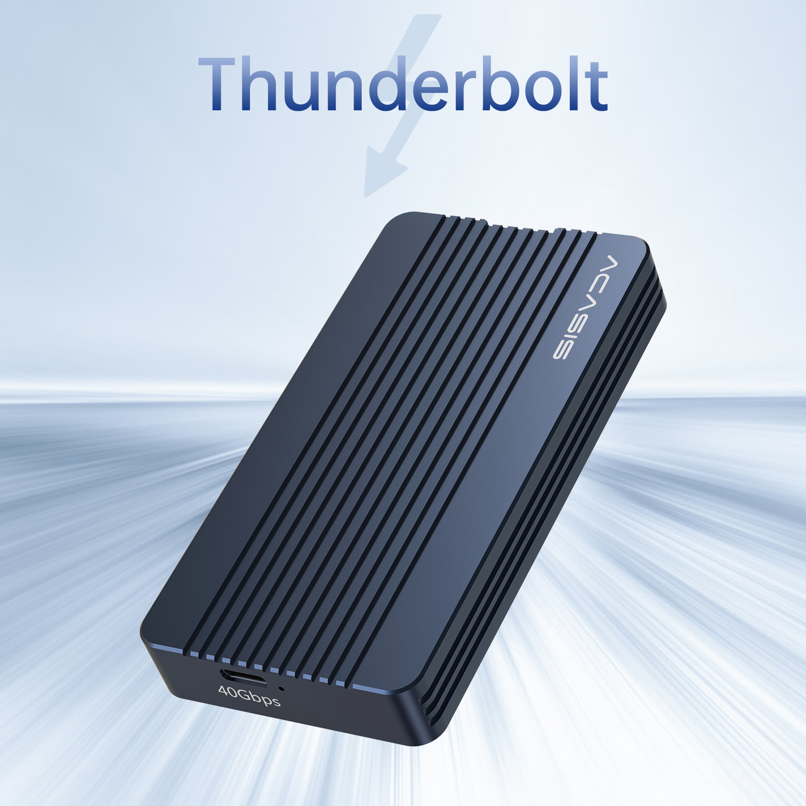 ACASIS Thunderbolt4 40Gbps M . 2 Caixa NVME SSD 8TB Tipo C ACASIS Thunderbolt4 40Gbps M . 2 Caixa NVME SSD 8TB Tipo C
