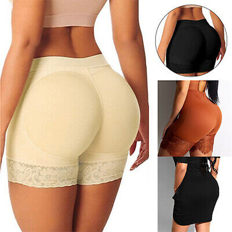 WECHERY Shapewear Calcinha Acolchoada Feminina Modelador De Bumbum Lifter  Trainer Butt Hip Enhancer