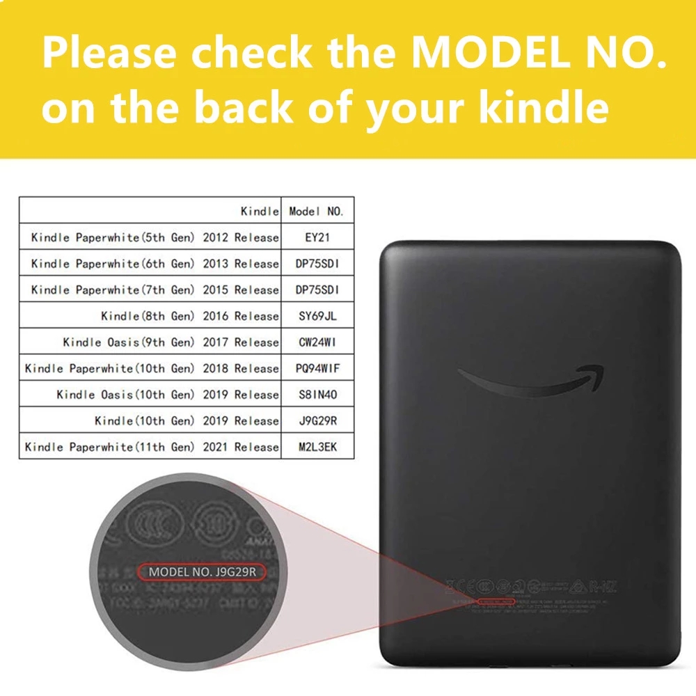 Para Kindle Paperwhite 1 2 3 4 6" 10a Geração 8a 10th 8th Gen 2019 2018 ...