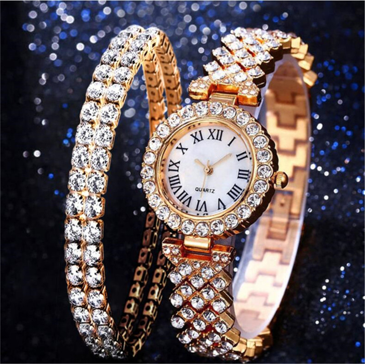 Diamond watch with diamond band new arrivals