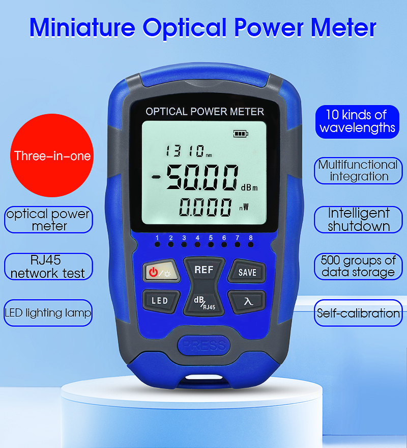 COMPTYCO A-M5 Medidor De Potência De Fibra Óptica Azul Tipo Bateria ...