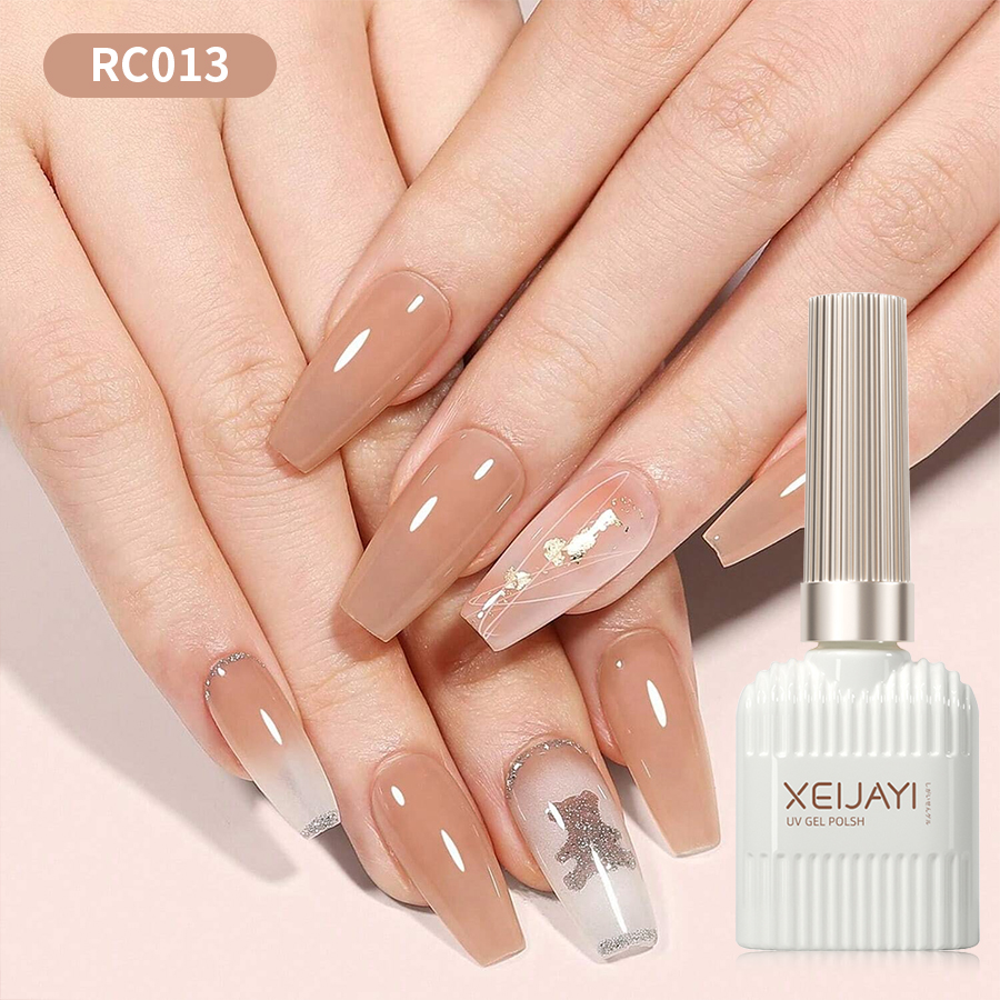 1 PC 15Ml Gel De Esmalte Nu Para Unhas De Outono E Inverno Novo Produto  Base De Geléia Cor Da Pele Salão De Popular Em Casa | Shopee Brasil