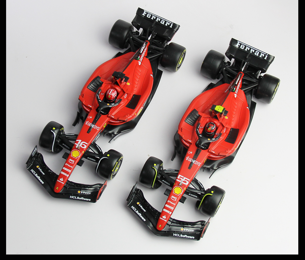 Amazon | マテル 1/43 フェラーリ F10 2010 F1 バーレーンGP 1-2