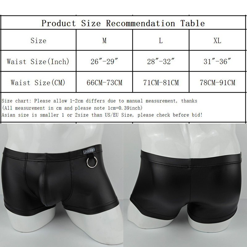 [CLEVER-MENMODE] Meninos Roupas Íntimas Boxers De Anel De Metal Em ...