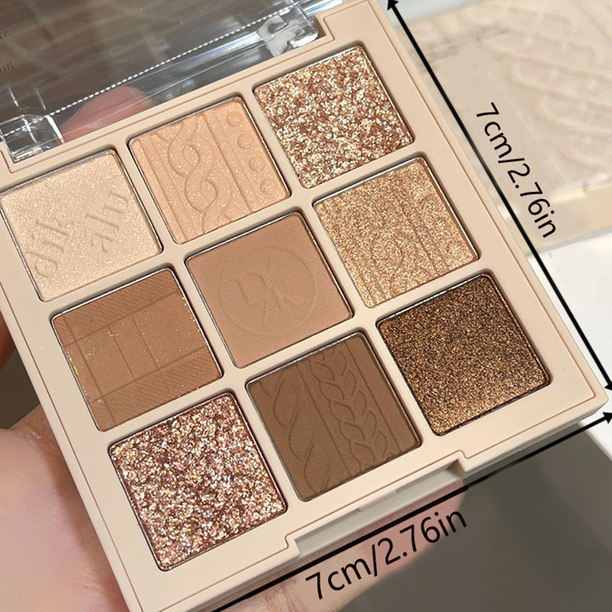 9 Paleta de Sombra Colorida e Perolada com Chá de Leite e Chá Laranja ...