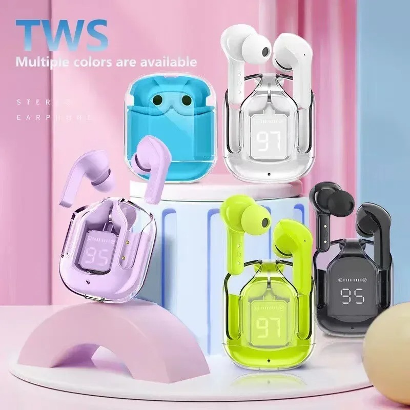 T2 TWS Fone de Ouvido Bluetooth Sem Fio com Visor Digital LED para