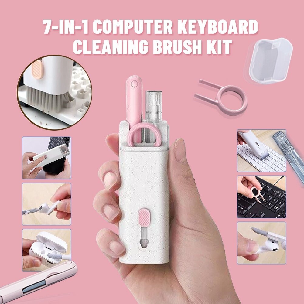 Kit De Limpeza De Teclado De Computador , Conjunto De Pincéis De ...