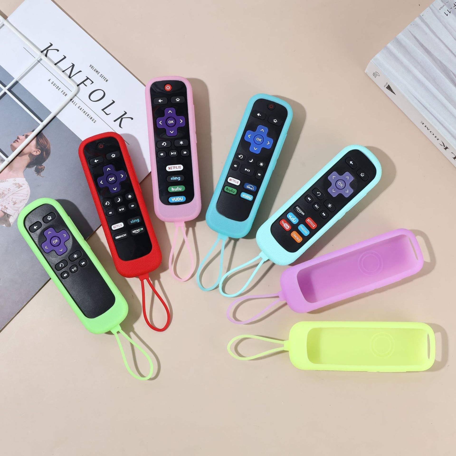 Custodia Silicone Blu Per Telecomando TCL RC802V FMR1 FNR1 - Foto 9