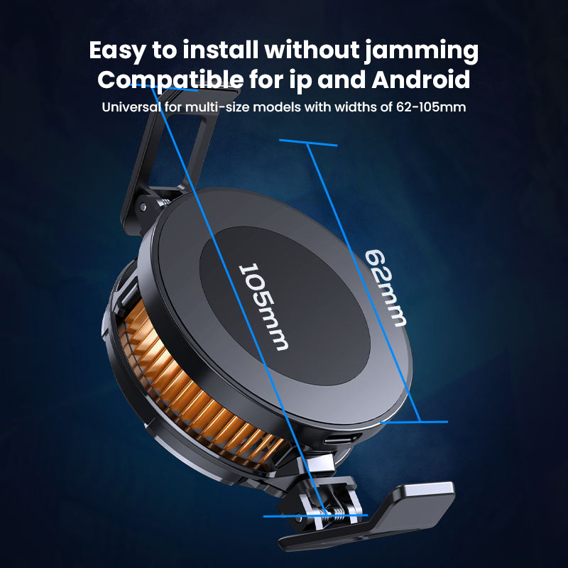 Ventilador Enfriador Para Móviles - Refrigerador Magnético USB Con Luz RGB, Para Gaming Y Uso Diario