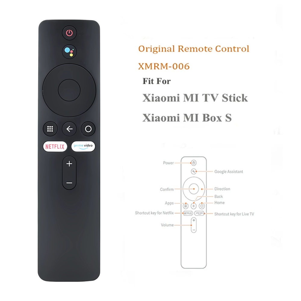 Telecomando Vocale Bluetooth XMRM-006 Per Xiaomi Mi TV Stick E Mi Box S 4K