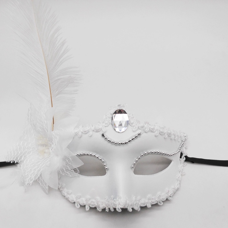 Adulto Masquerade Princesa Veneza Máscara Feminina Meia Face Sexy Festa ...