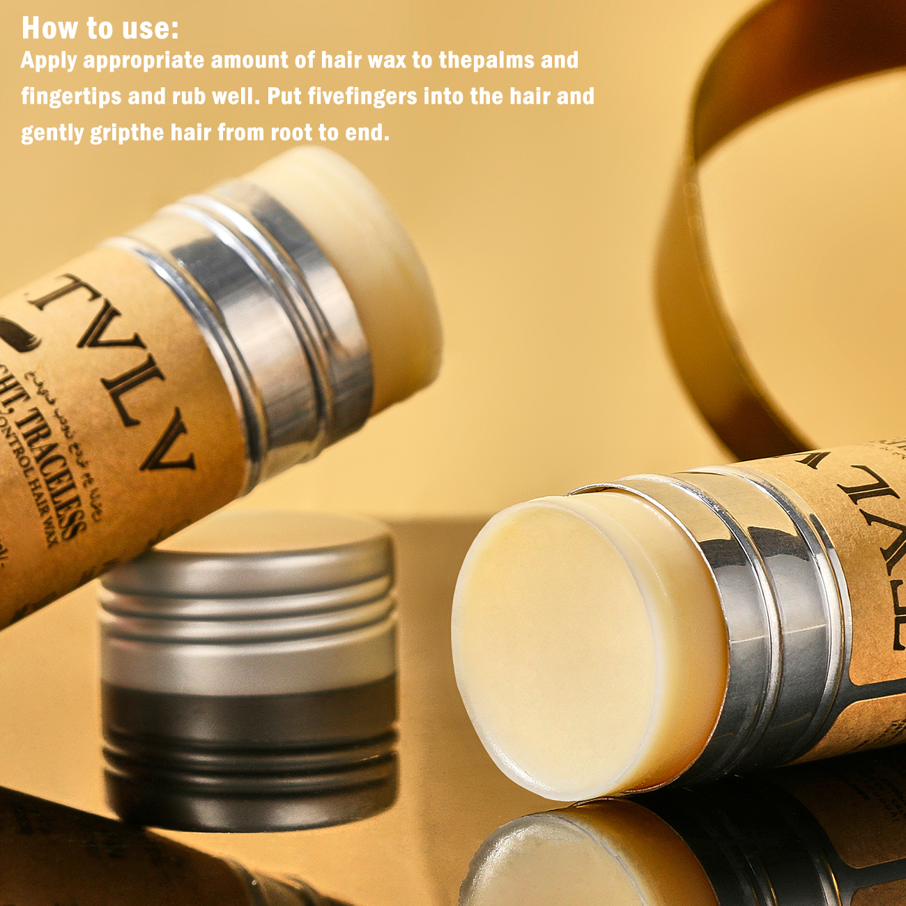 Bastão de Cera para Cabelo Anti-Frizz Frizzy Hair Tidying Creme ...