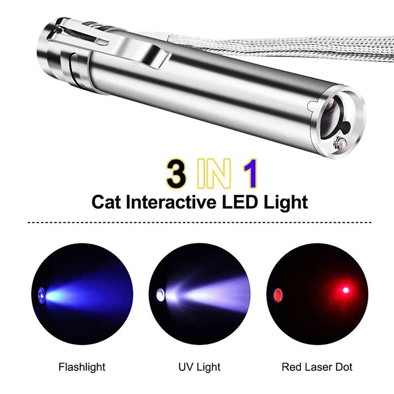 KIPRUN 3 Em 1 USB Luz Laser Recarregável De Ponto Vermelho Super ...