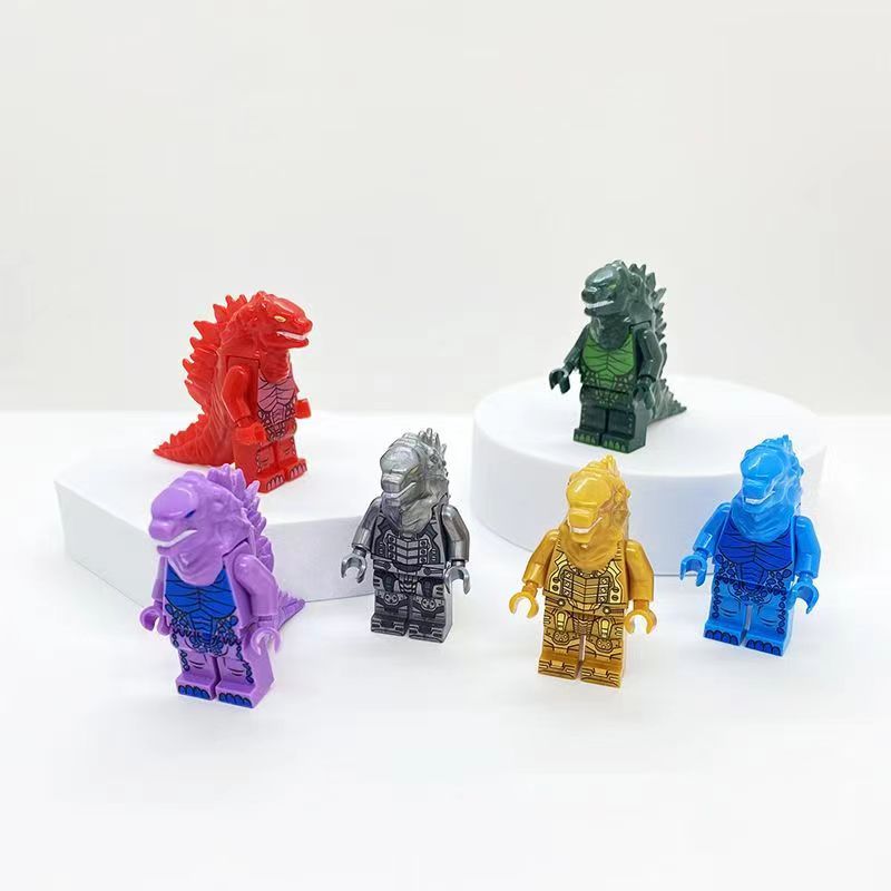 Godzilla Building Blocks Figura Compatível Lego Mesmo Estilo Canção ...