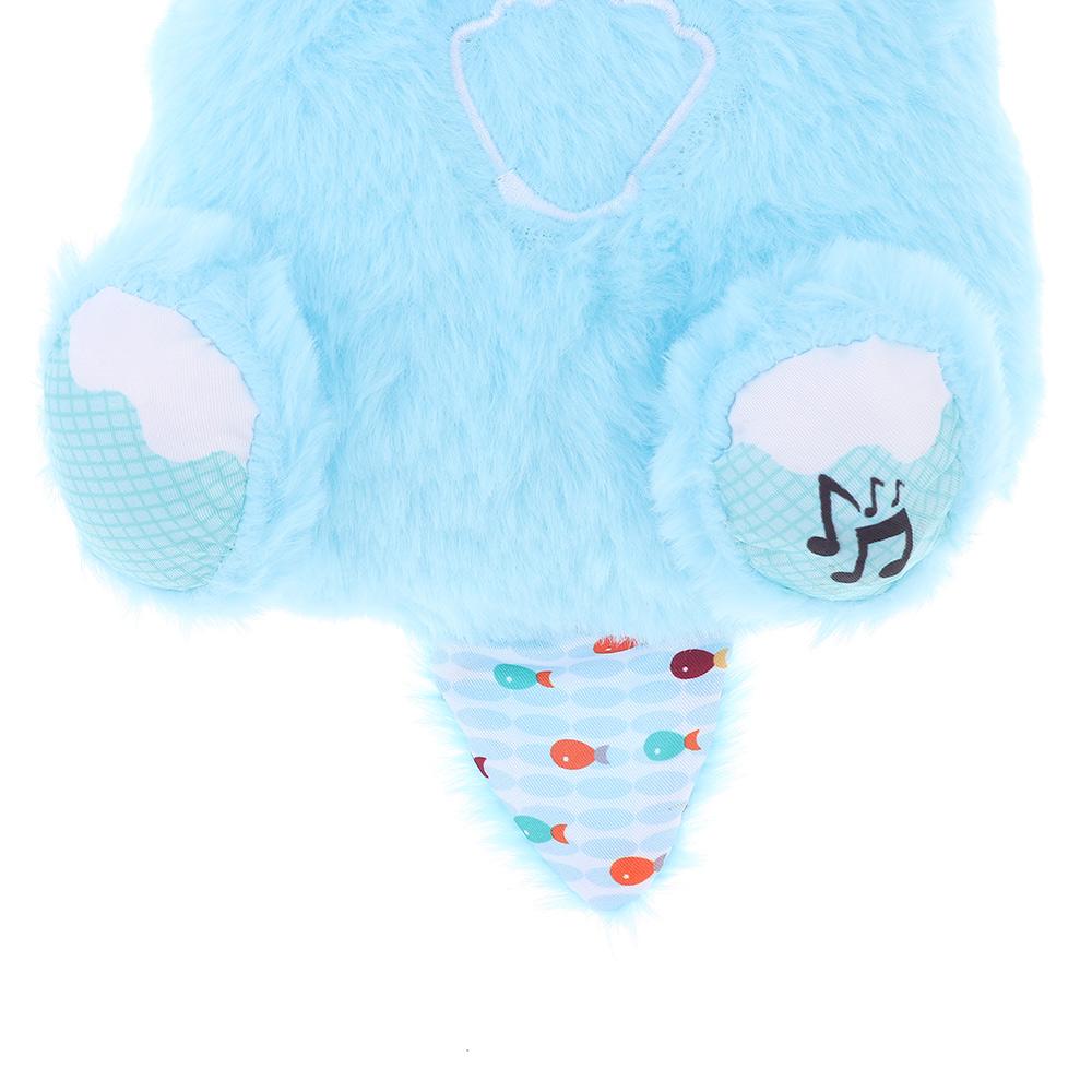 Peluche Lontra Con Battito Cardiaco E Movimento Respiratorio – Compagno Del Sonno Per Neonati (Koala Grigio, 33 Cm)