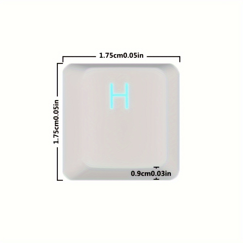 Azul e Branco 104 Teclas Material ABS OEM Universal Retroiluminado ...