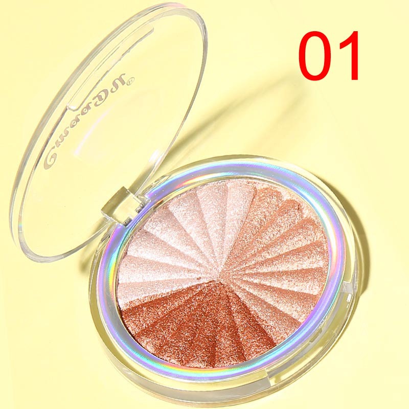 CmaaDu Flash Gold Face Makeup Highlighter Bandeja Em Pó Para Pele Da ...