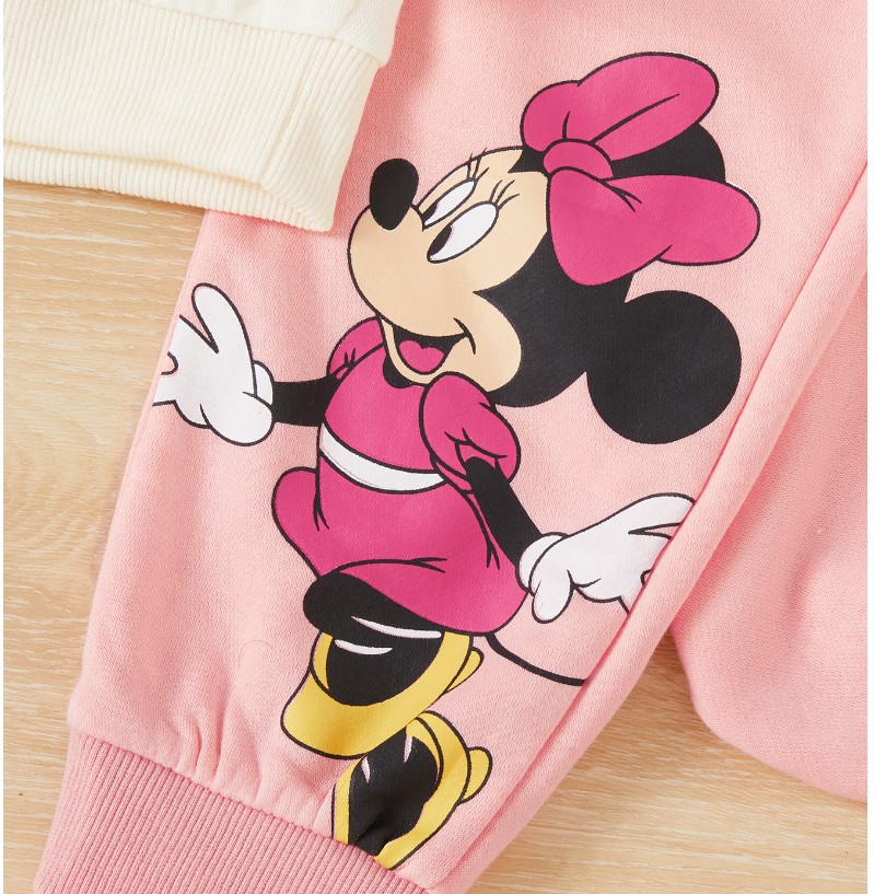 Conjunto Meninas Doce Primavera Outono Crianças Casual Minnie Mouse ...