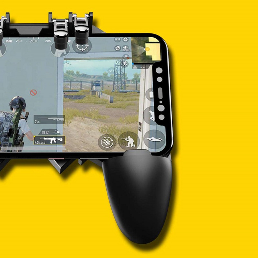 Novo Controle para Celular Gamepad Joystick Android iPhone Gatilho ...