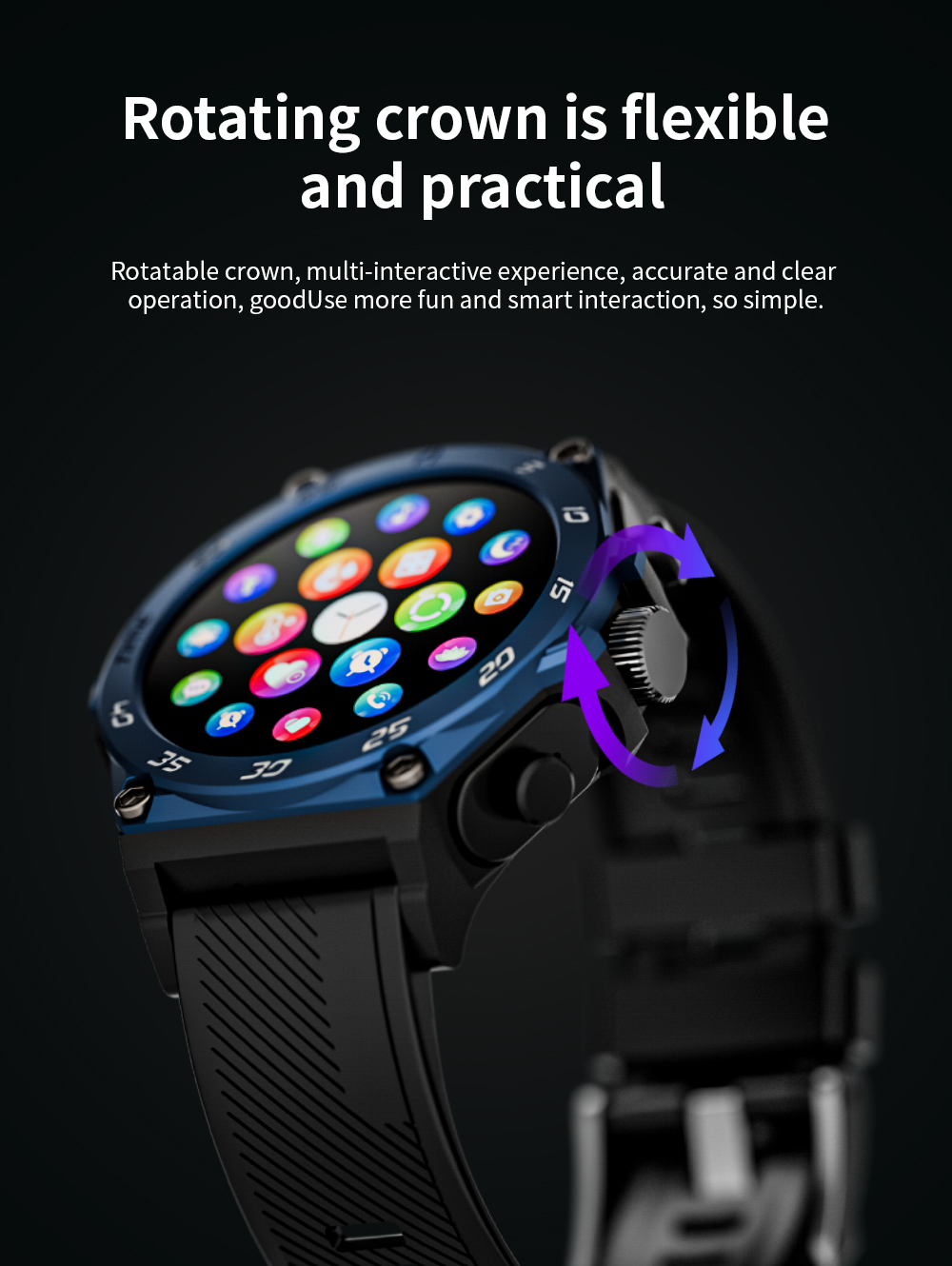 2024 Smartwatch with earphones 2-in-1 dual call metal case encoder ...