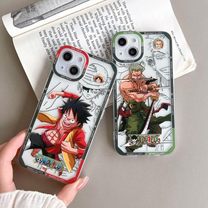 Caixa De Telefone One Piece Luffy Zoro Law Ace Para IPhone 15 Pro