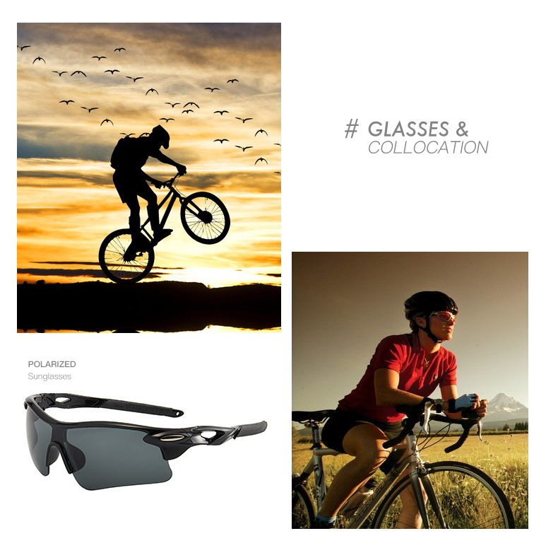 Óculos De Sol Esportivos Bevi Polarizados - TR90, Proteção UV400, Para Ciclismo, Corrida E Esportes