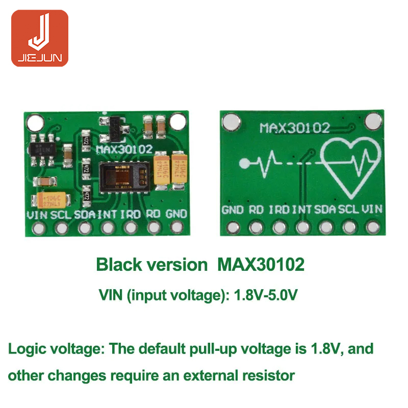 MAX30100 MAX30102 Módulo Sensor De Freqüência Cardíaca Detecção De ...