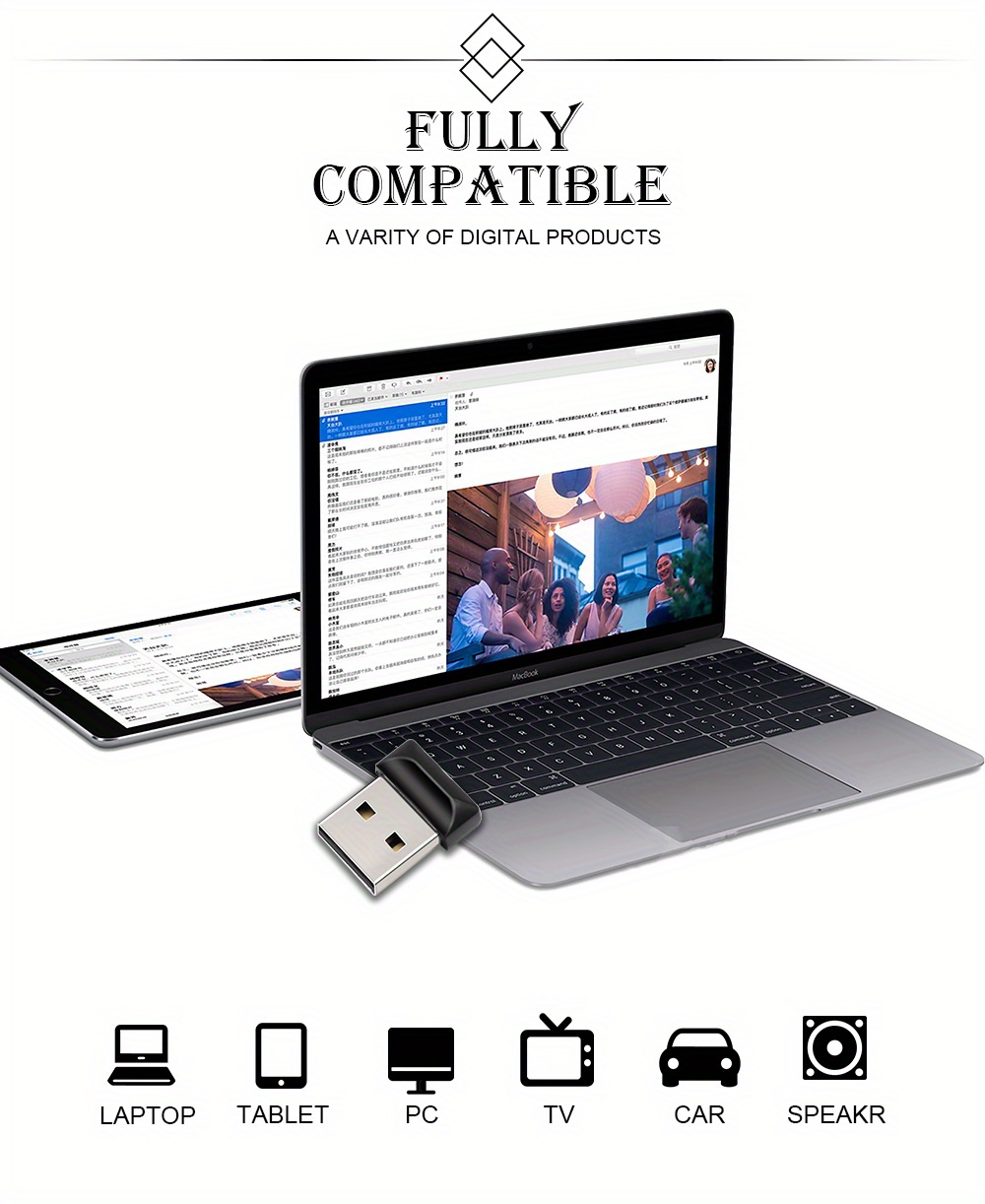 Super Mini Metal USB Flash Drive 64GB 32GB 16GB 8GB 4GB Memória Vara ...