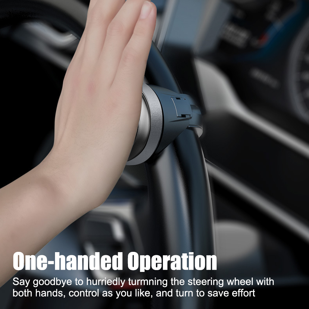 Volante Per Auto Pomello Rotante Manopola Di Potenza Sfera Manuale Palla Booster Rinforzo Della Ruota Rotazione Automatica Manopola 88021375 - Foto 2