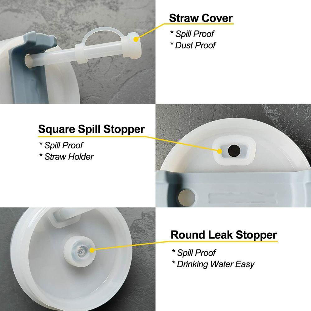 Coperchi Di Ricambio Per Stanley Cup 1,18L – Confezione Da 2 – Antigoccia E Girevoli 360° – Adatti A Quencher H2.0 FlowState