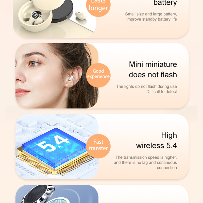 Tws V5.3 True Wireless Stereo Earbuds, TWS Game Hands-Free Earphones ...
