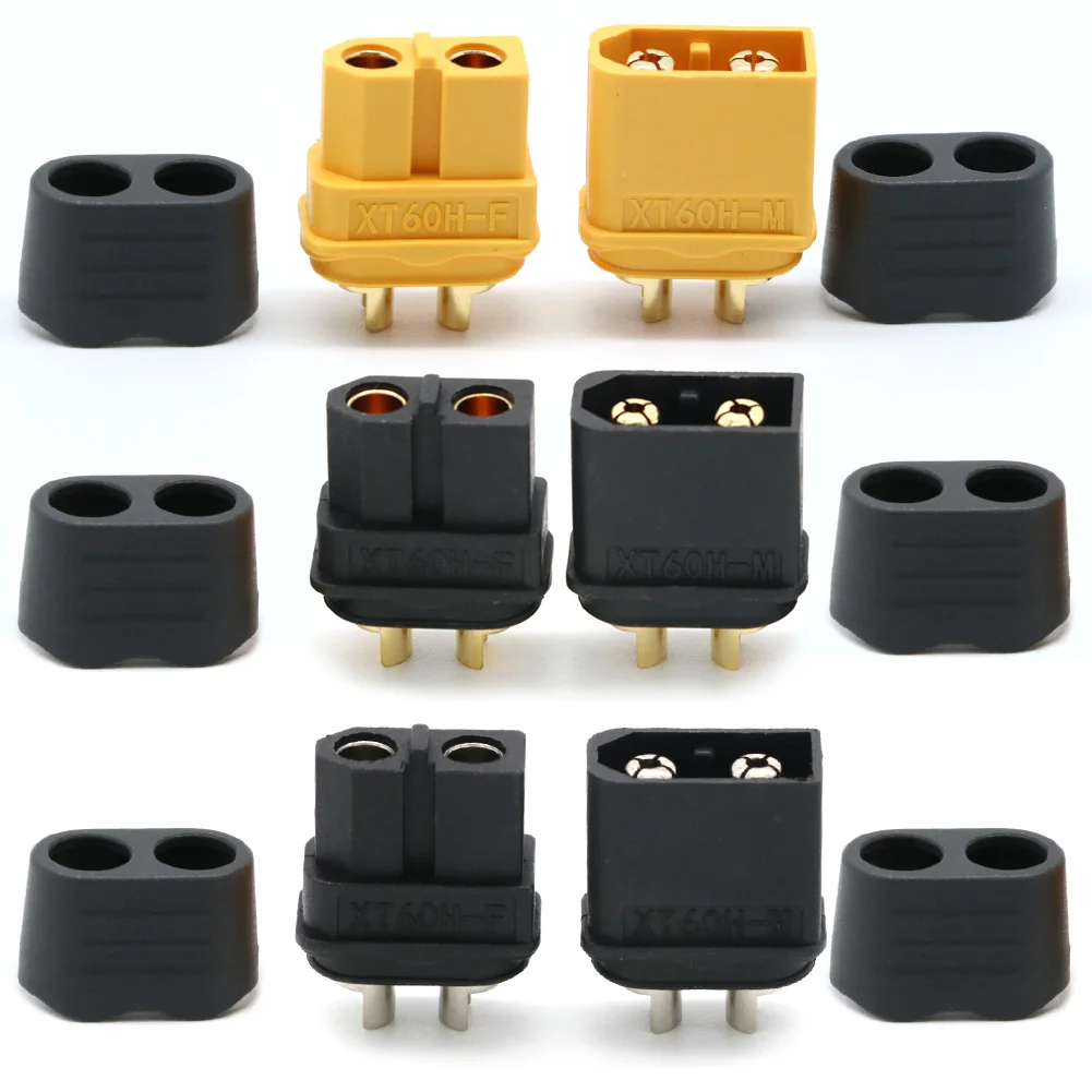 Lot D'adaptateurs XT60/Tamiya – Mâle/femelle, Sans Soudure, Pour Drone RC, Batterie LiPo, Lot De 2