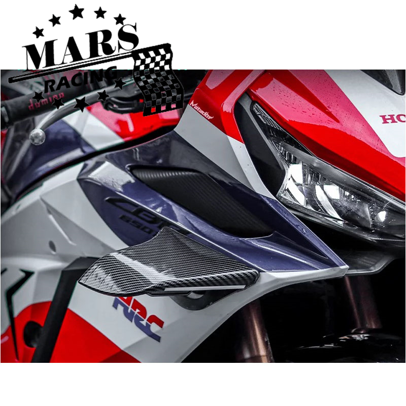 Ali Laterali Aerodinamiche Per Yamaha YZF R7 2020-2024 - Winglet In ABS Opaco