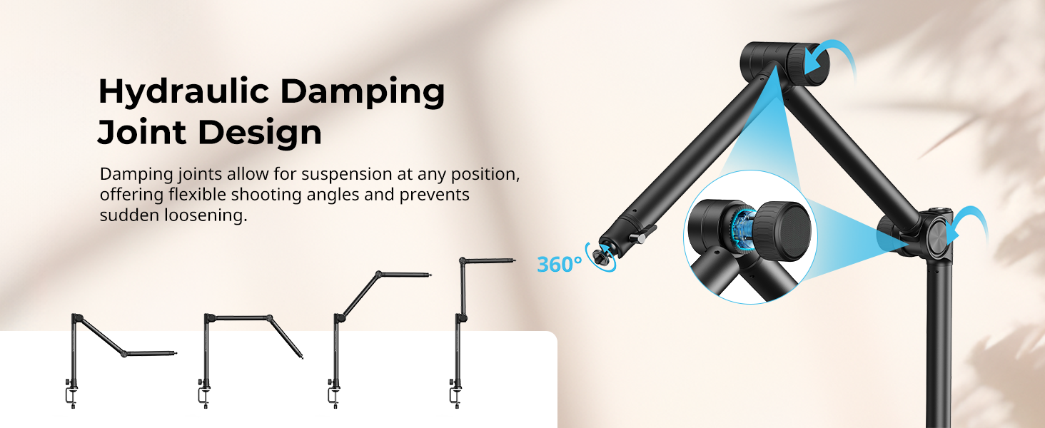 SmallRig Overhead 3-Secções Montagem De Escrivaninha De Braço De Lança ...