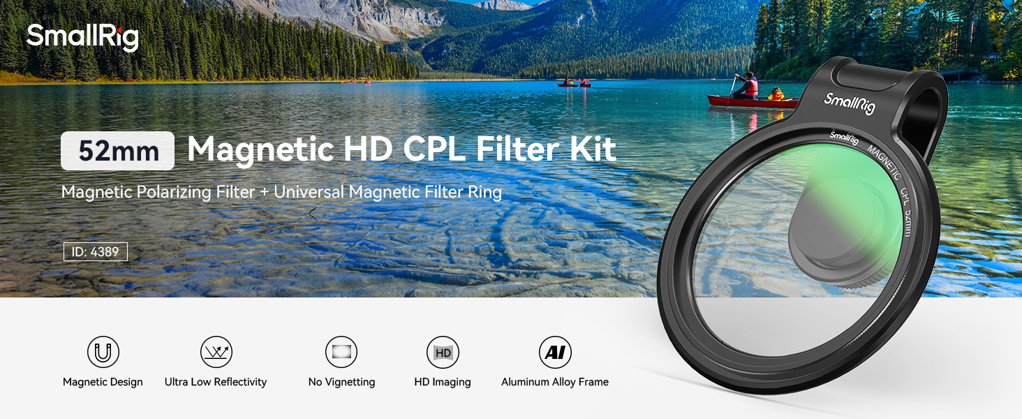 SmallRig 4581 Attachable 67mm VND Filter (1 To 5-Stop) Lowest Price In India