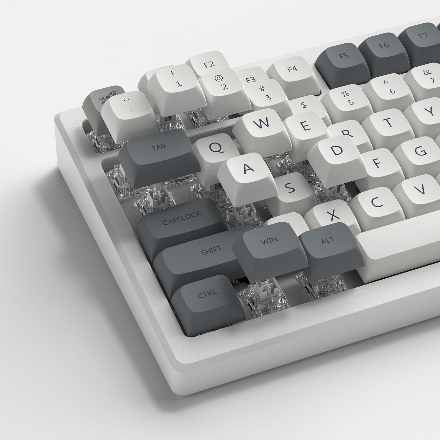 Chaveiro Womier Vintage Grey PBT Keycaps 75% XDA Contour para Gateron ...