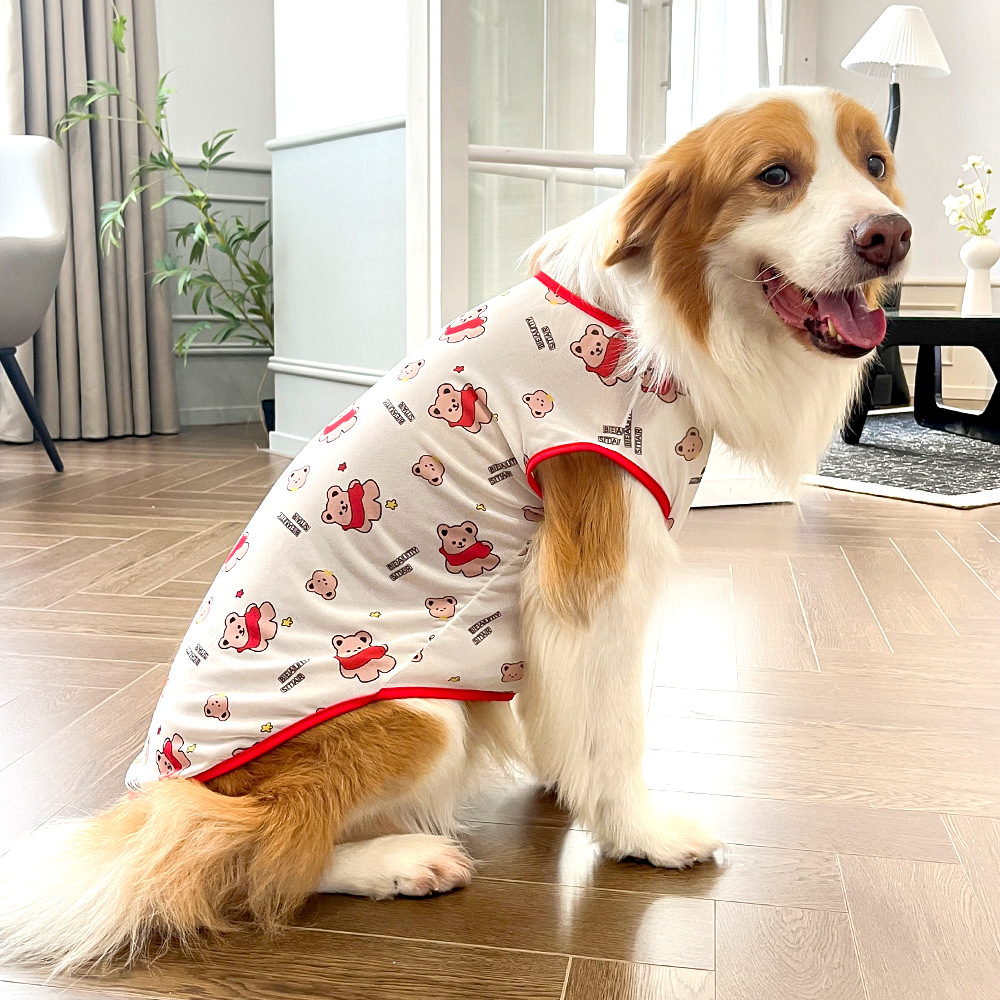[Muhsinpet] 2XL-8XL Roupa Para Cachorro Grande Colete de malha para ...