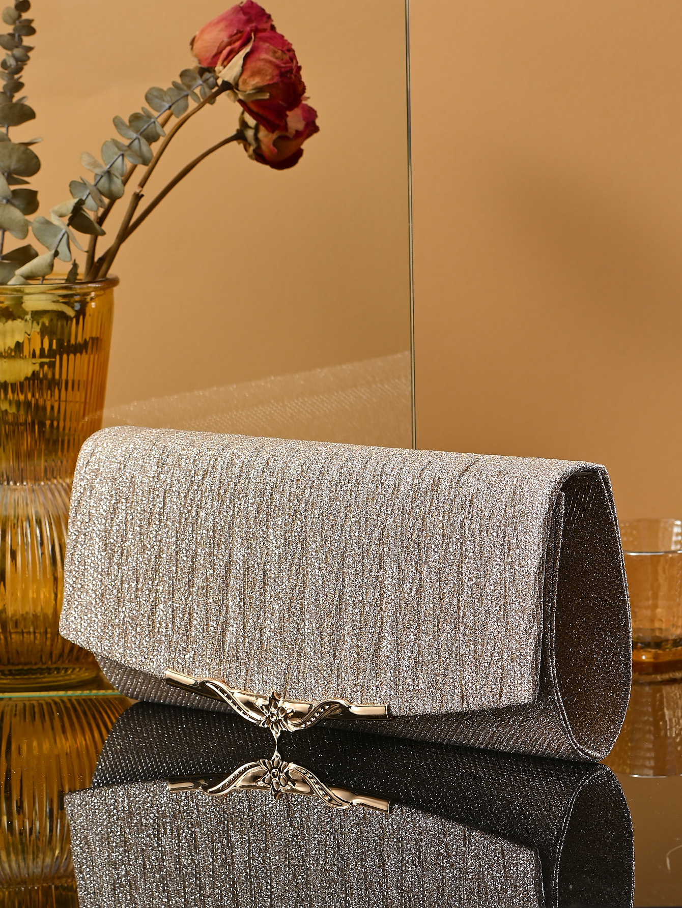 Bolsa De Noite Elegante Feminina Vintage Clutch Para Casamento E Gala ...